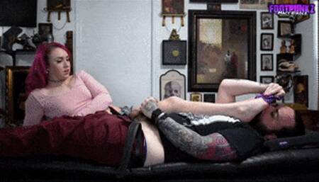 Buried Under Macy Nikole's Feet - Foot Smothering Masturbation Tease