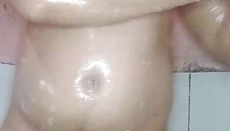 Jack Off while taking a shower