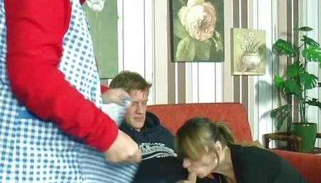 GERMAN PORN HORNY GIRLS LICK EACH OTHER THEN GET FUCKED BY A