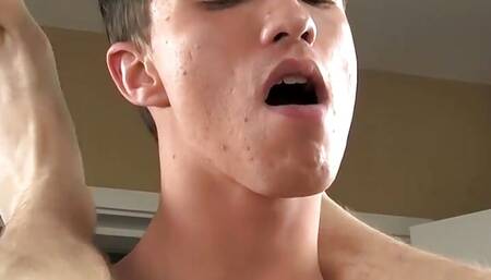 Twinks Aiden Ash and Xander Brennan cum after sensual anal