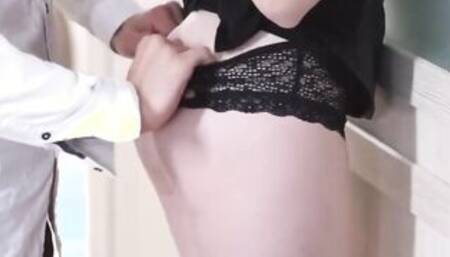 Divine 19 Yo Vika Lita Kisses Her boyfriend Before Taking His