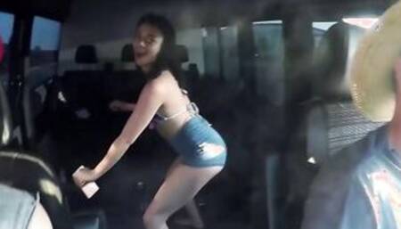 BUMSBUS - Skinny Dark Haired Khadisha Latina Loves To Gotten Pounded In The Backseat - LETSDOEIT