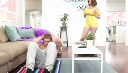 Turned On Joslyn James lures married man with her long jugs