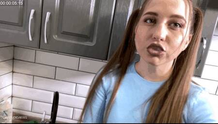 0028ber My domestic slave washes the dishes and does the cleaning around the house [1080]