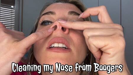 Cleaning my Nose from Boogers