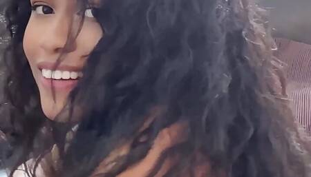 Ebony latina is ready to ride anytime and anywhere! - Aurora Elise