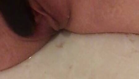 Toying in shower
