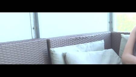 Carla`s Fishnet Smoking Part 1