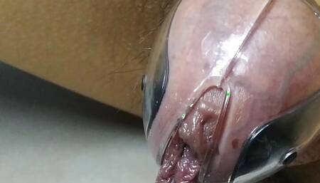 Electro shock my little dick when receiving new toy