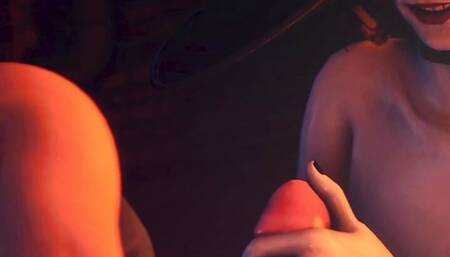 Lady Demitrescu fucks a little tranny