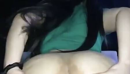 Bending over on my bed
