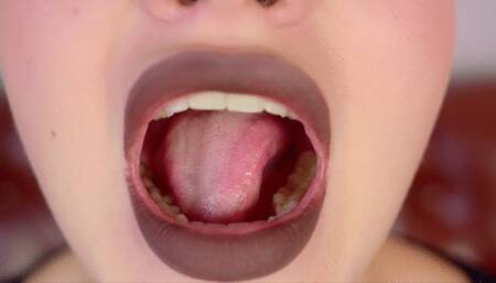 Mouth Fetish - Mouth Tour Around Tongue Of Khaleesi Daenerys - HD 1920x1080