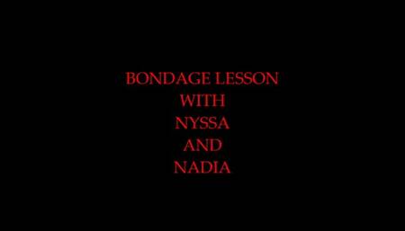Bondage lesson with Nyssa and Nadia (WMV) Format