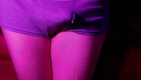 eekmoe teasing and cumming in his panties hands free