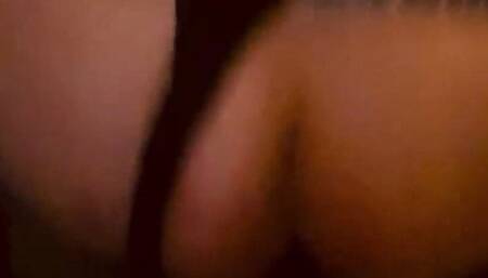 sissy faggot riding a 10 inch black dildo