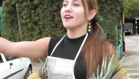 CARNEDELMERCADO - (Melissa Lujan, Zacarias Blandon) - Bubble Butt Latina Amateur Pick Up And Pounded By Casting Agent