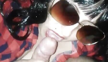 drinking milk