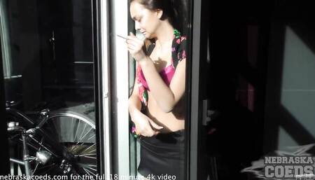 Pulchritudinous Karina's college clip