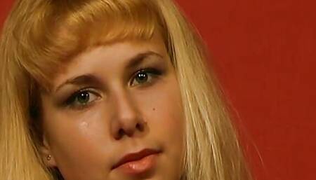From the Czech Republic Renata the busty blonde who became a successful pornstar thanks to this video