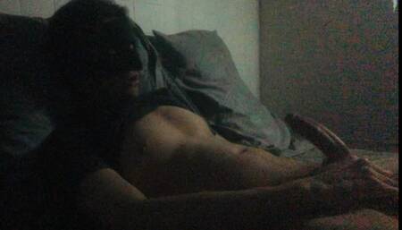 Ed Gusher jacks off and cums on stomach after shower