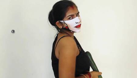 Desi indian college girl masturbating and fucked by cucumber vegetable in school bathroom