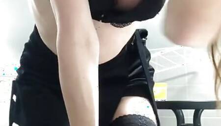 18 YEAR OLD STUDENT UNDRESSES ON THE CAMERA AND MASTURBATES HER PUSSY