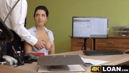 Young hotties big tits jiggle while she is fucked for money