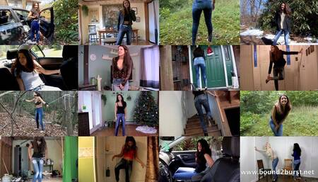 Jasmine's Jeans Wetting Collection (MP4 1080p) - Jasmine St James