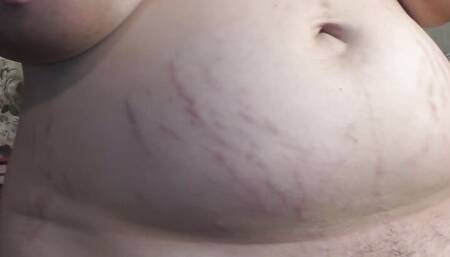 Cheating BBW married MILF taking huge creampie inside her pussy from her virgin fat stepson! - Milky Mari