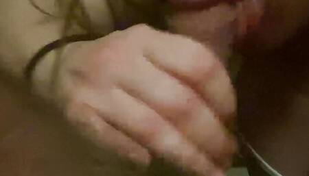 i'm horny and i want to wake him up sucking his dick so he can fuck me hard