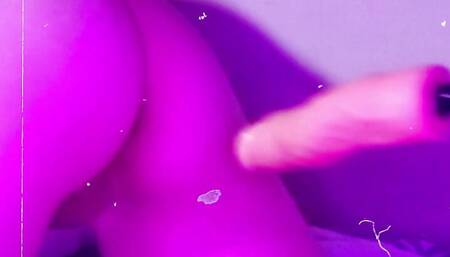 Sexy white Pawg Slut pink tight wet pussy WAP Takes Fuck Machine until she cums hard!