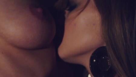 Russian Lesbians Showing Real Love and Pussies on a Show