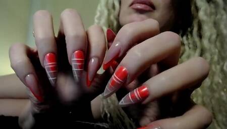 Hands fetish & long nails.mp4