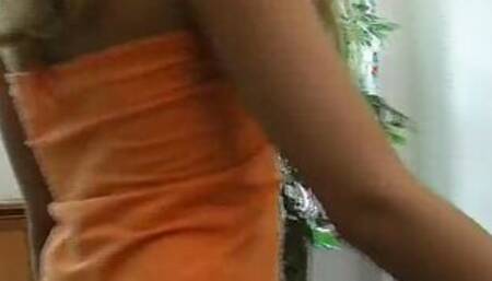 Superb German teenagers bimbos getting a long load of cum all over her face