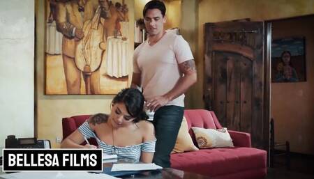 Desirable Ryan Driller and Gina Valentina - natural tits video - Bellesa Films