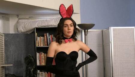 Sexy BunnyGirl Strips! Consequences are Faced BareNaked - Freya Parker - WMV 1080p