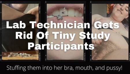 Lab Technician Vores Tiny Study Participants