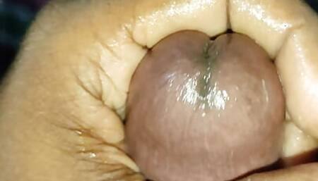 cock ring very hard big dick jerking