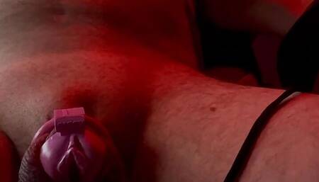 Cumming In Pussy Chastity Cage