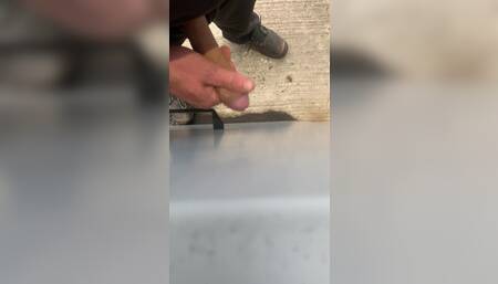 He drop the pee.
