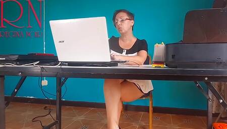 Today I am alone in office