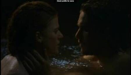 Game of Thrones - Jon Snow and Ygritte sex scene in cave; Kit Harington and Rose Leslie sex scene