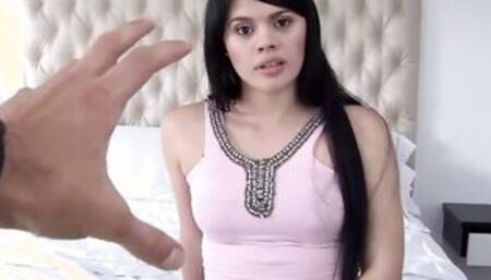 CARNEDELMERCADO - (Luna Miel, Alex Moreno) - Young Latina Casting Turned To Hardcore Sex With Massive Dick