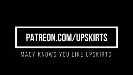 Macy Knows You Like Upskirts