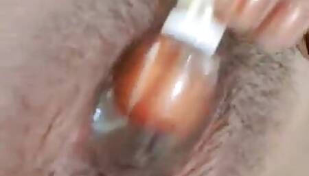 my boyfriend leaves me very excited and I masturbate with my hands
