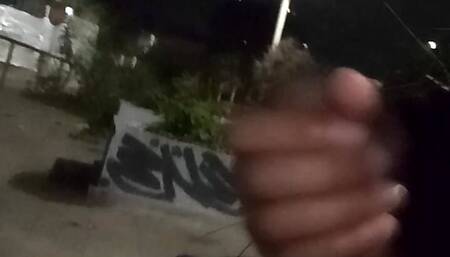 Paja en la calle