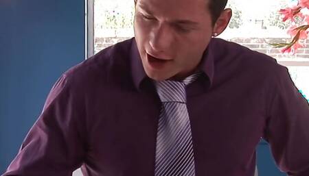 Stunning Jasmine Lets Her Boss Lick And Fuck Her Black Pussy