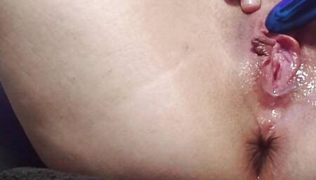 Vibrator on Clit Makes Me Cum, Kept Going With it Till I Squirt