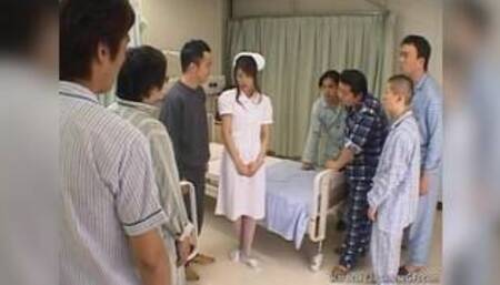 Creampied asian nurse fucks her patients