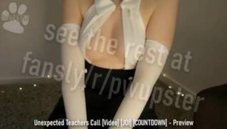 Unexpected Teachers Call?! - Pwupster JOI Instructions Preview - Teacher tells you how to jerk RP